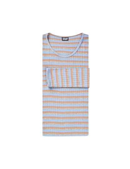 Camel/Blue/Grey Melange