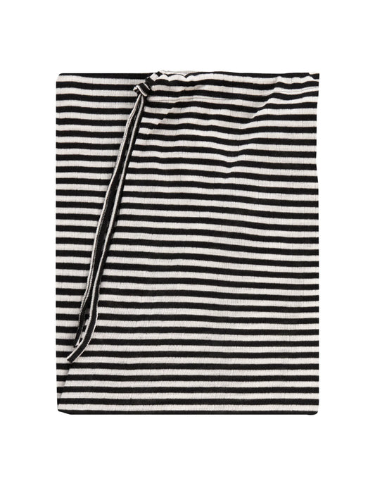Black/Ecru Stripe