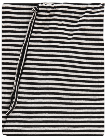Black/Ecru Stripe